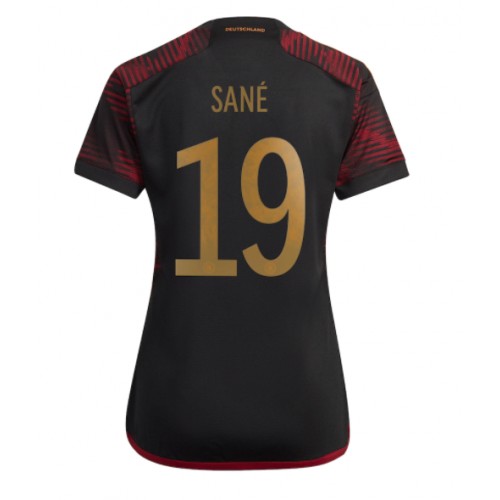 Tyskland Leroy Sane #19 Bortedrakt Kvinner VM 2022 Kortermet Tyskland Leroy Sane #19 Bortedrakt Kvinner VM 2022 Kortermet